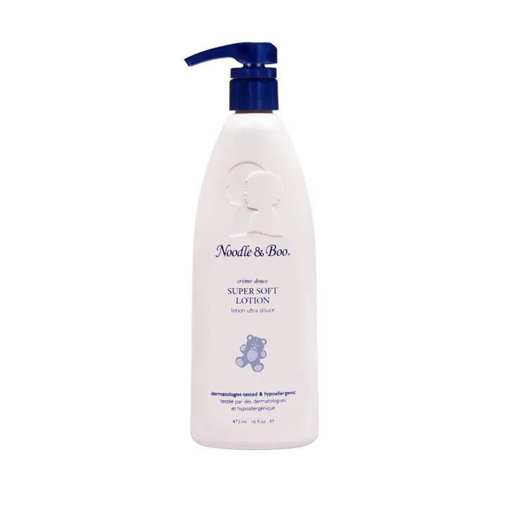 super soft baby lotion // noodle and boo