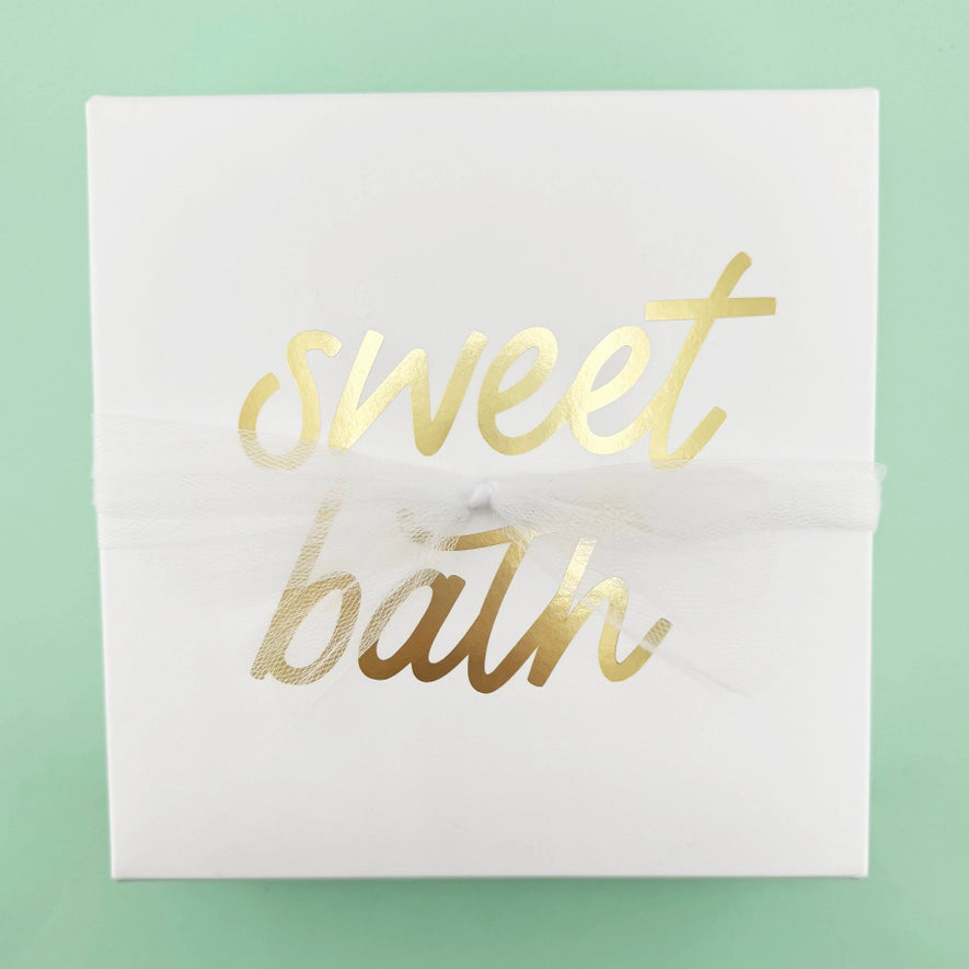 milk and cookies for santa bath bomb / bubble bath gift box