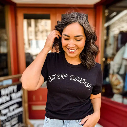 shop small tee // women's