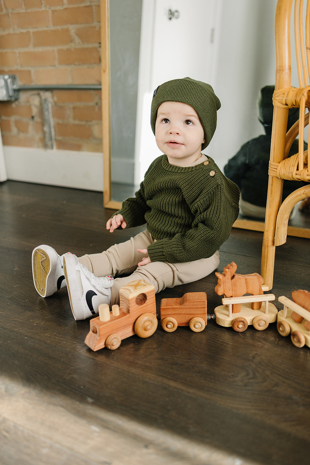 oatmeal organic leggings