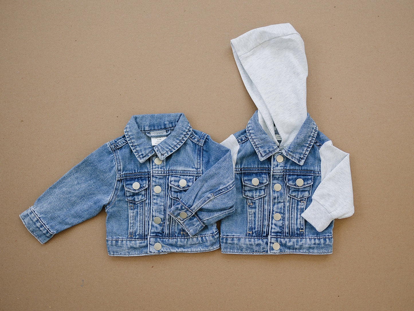 hooded jean jacket