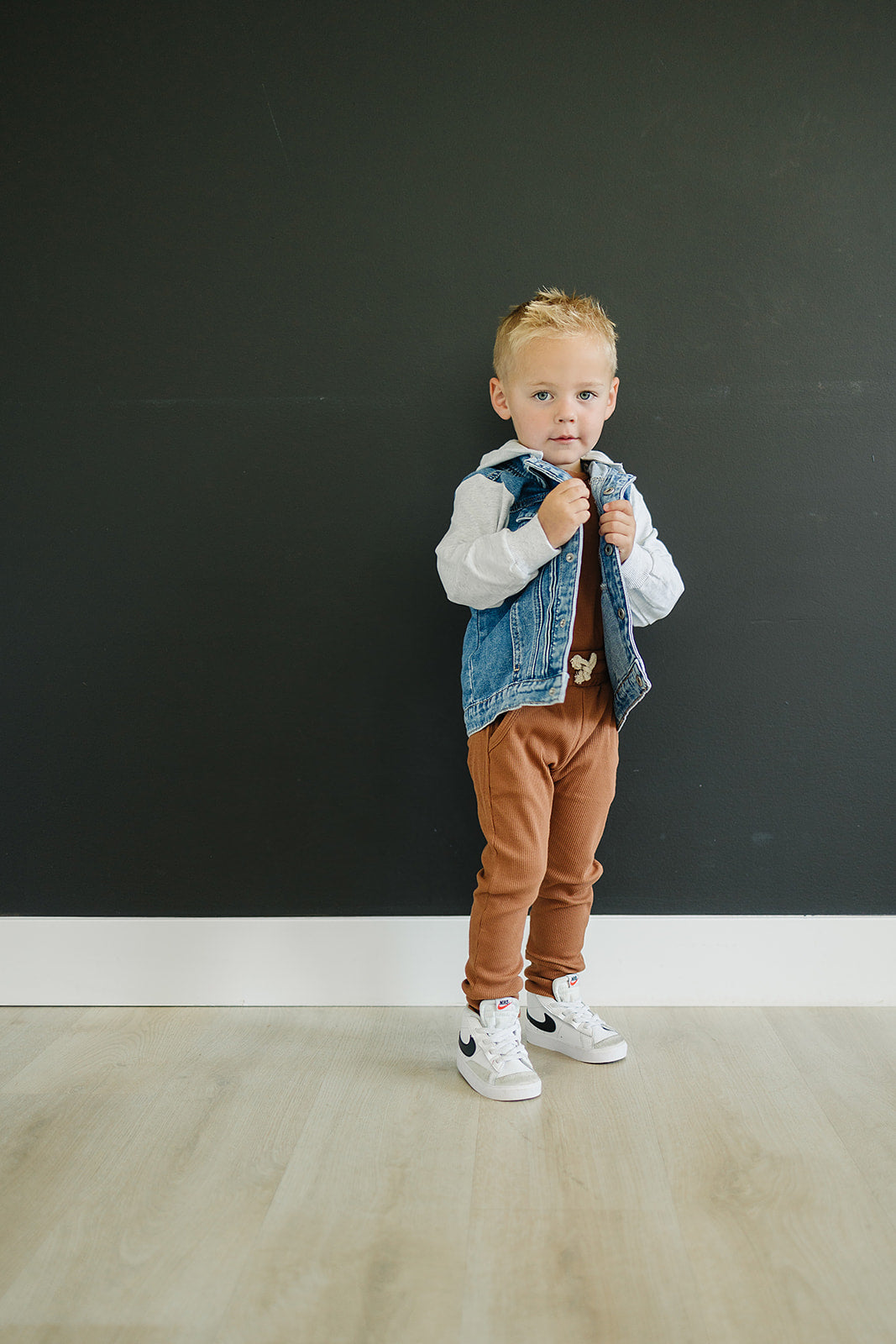 hooded jean jacket