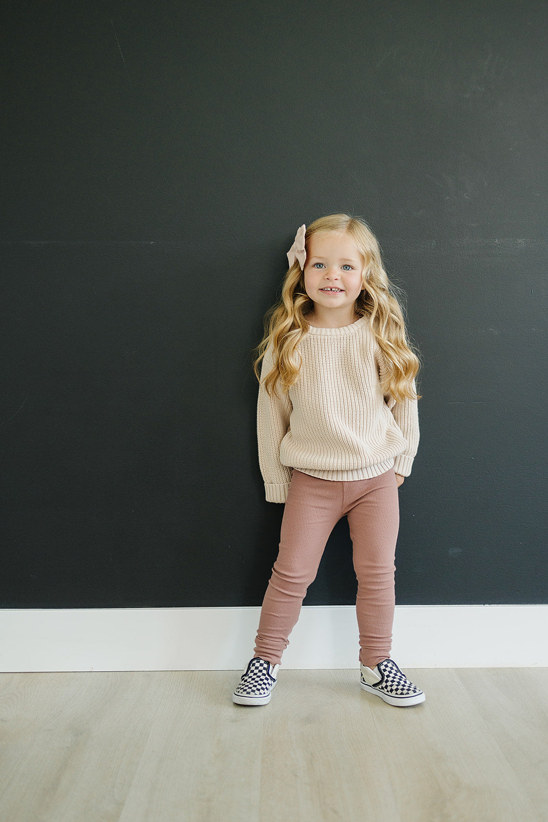 dusty rose organic leggings