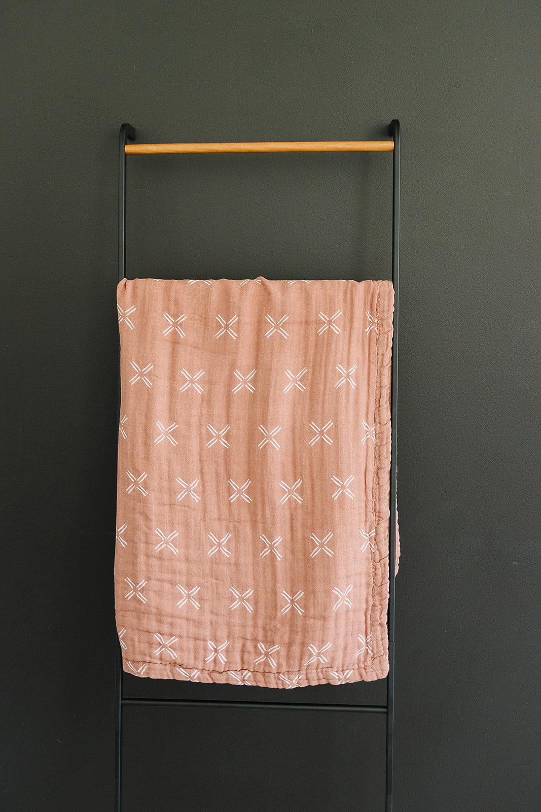 muslin quilt // peachy