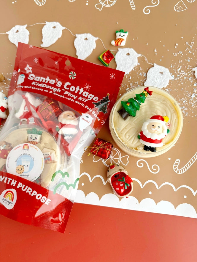santa's cottage kid-dough play kit