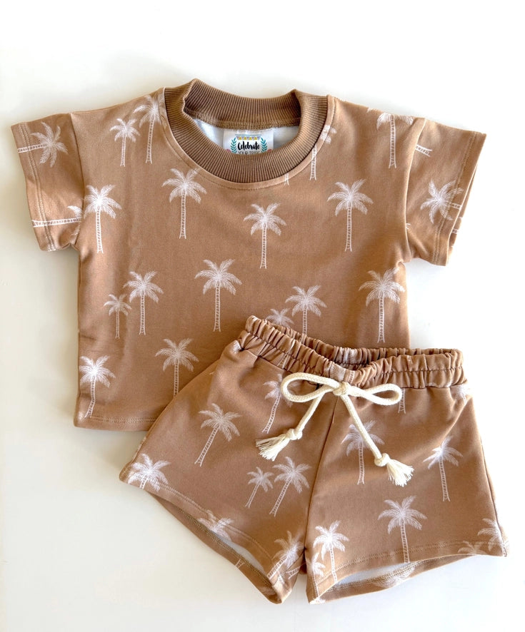 little palms shorts set
