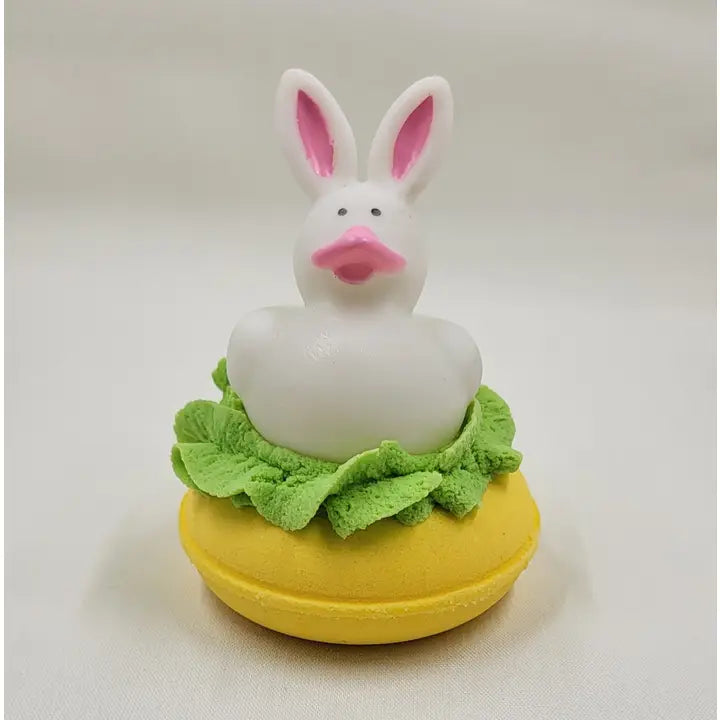 donut bath bomb // easter bunny rubber duck