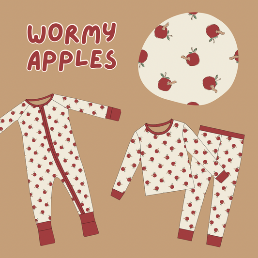 wormy apples BAMBOO PREORDER // OPEN UNTIL 5.12 // SHIPS IN JULY