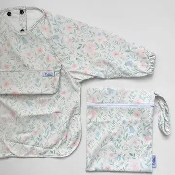 wildflower long sleeve bib (SIZE 6-36 MONTHS)