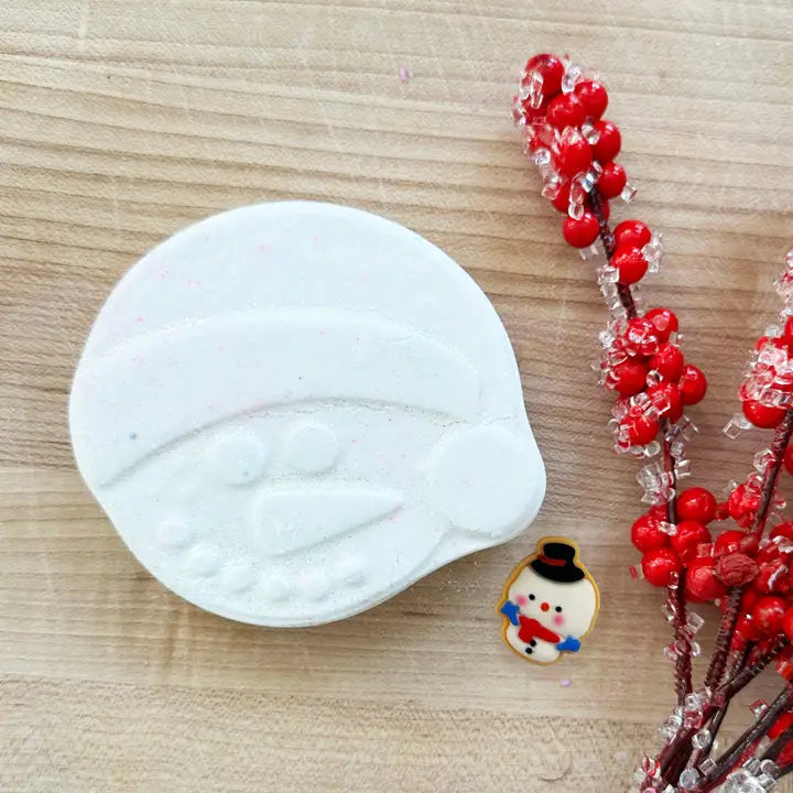 frosty the snowman bath bomb // prize inside!