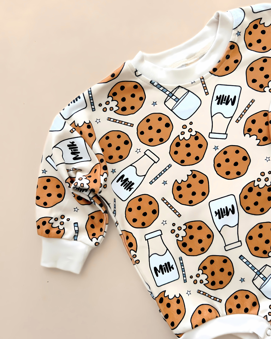 bubble romper // milk + cookies