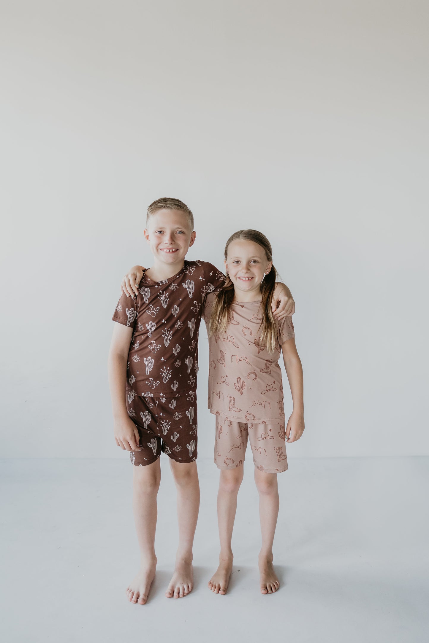 desert dreams bamboo pajamas // SHORT-SLEEVE + SHORTS SET (comes in extended sizing)