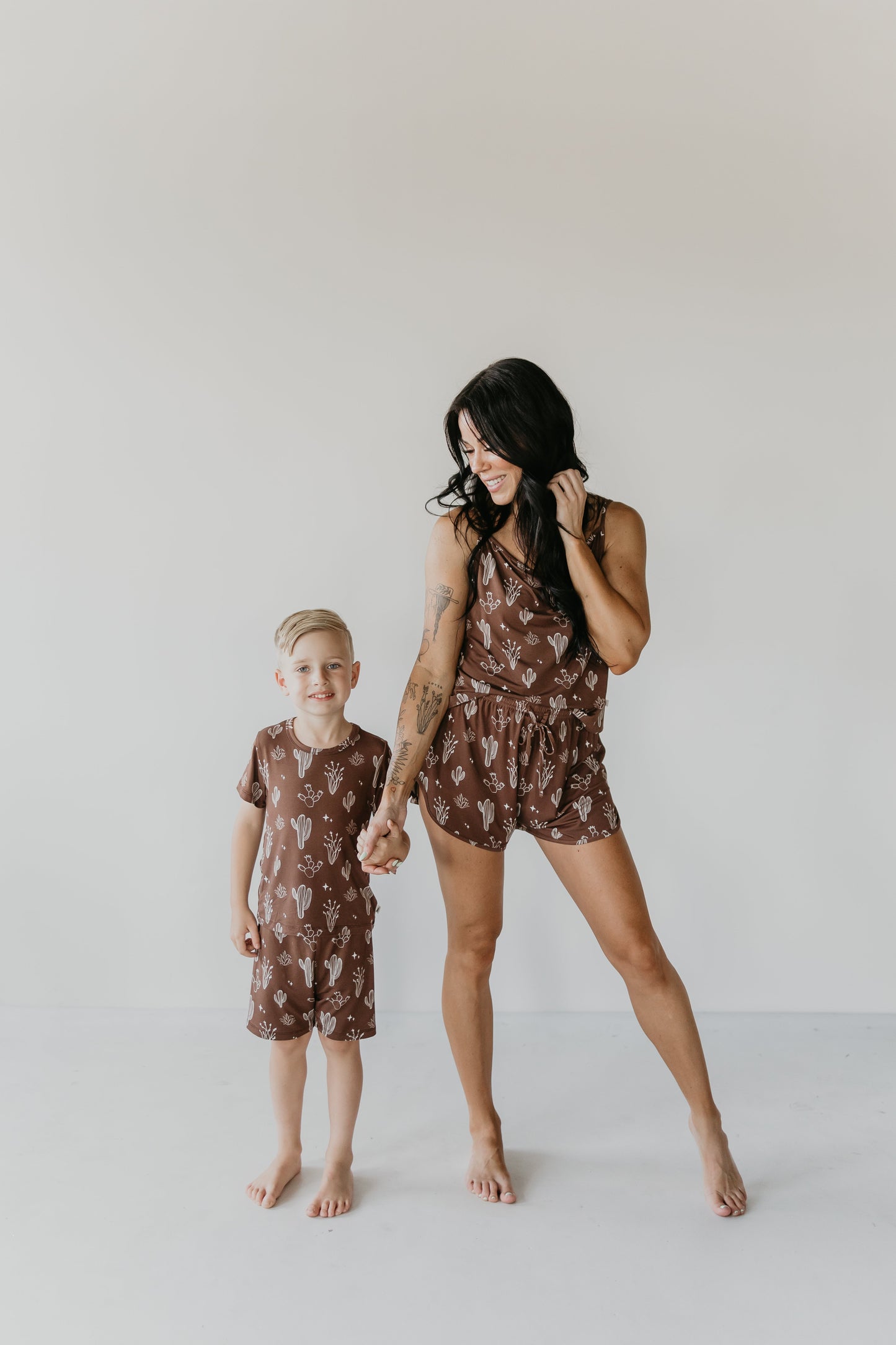 desert dreams bamboo pajamas // SHORT-SLEEVE + SHORTS SET (comes in extended sizing)