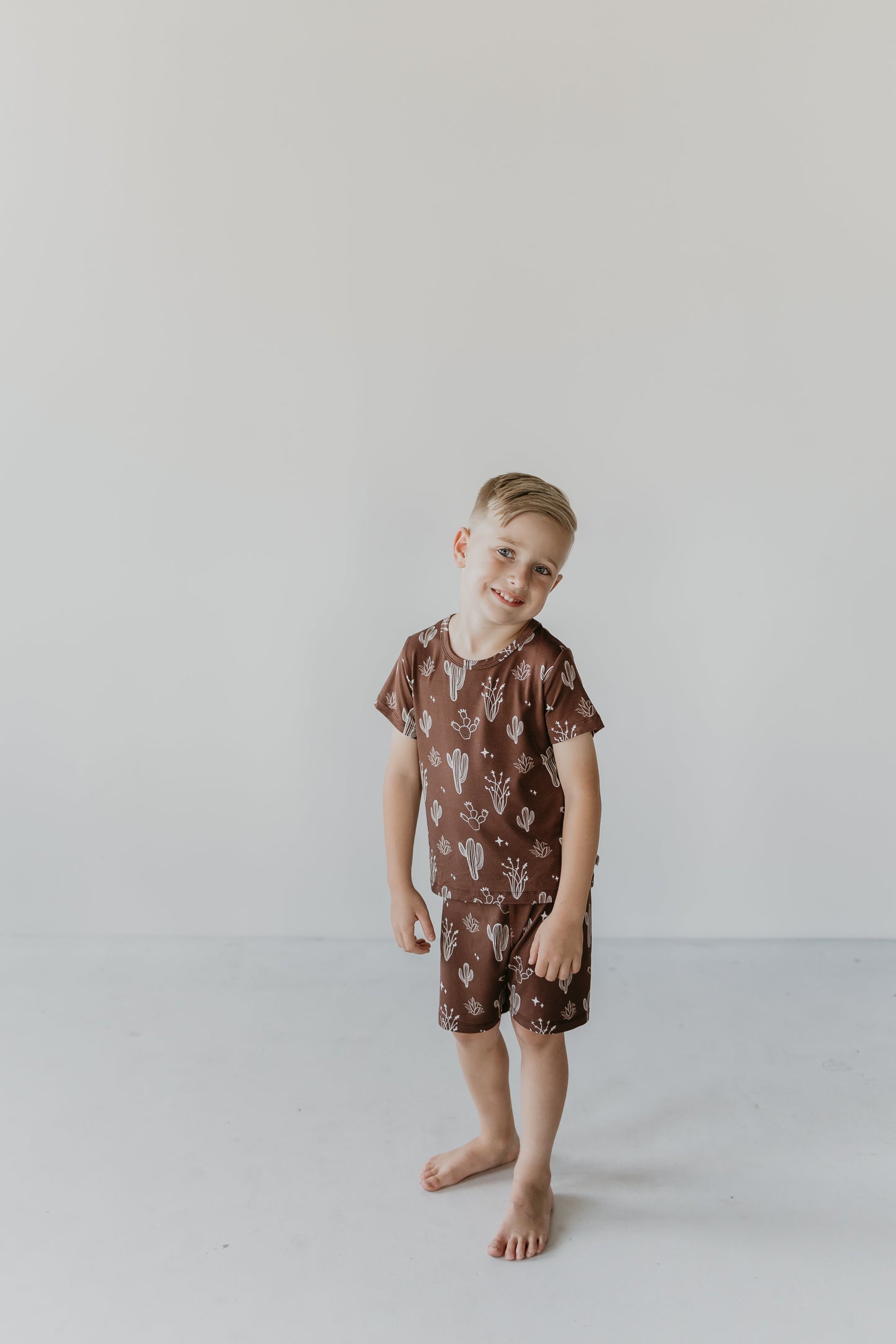 desert dreams bamboo pajamas // SHORT-SLEEVE + SHORTS SET (comes in extended sizing)