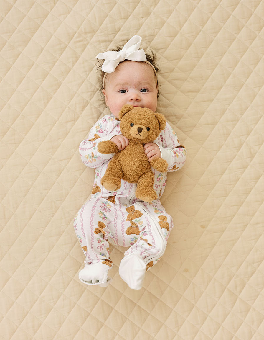 honey bear bamboo pajamas // ZIPPY
