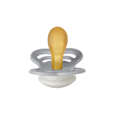 BIBS supreme GLOW // symmetrical natural rubber latex nipple // cloud GLOW