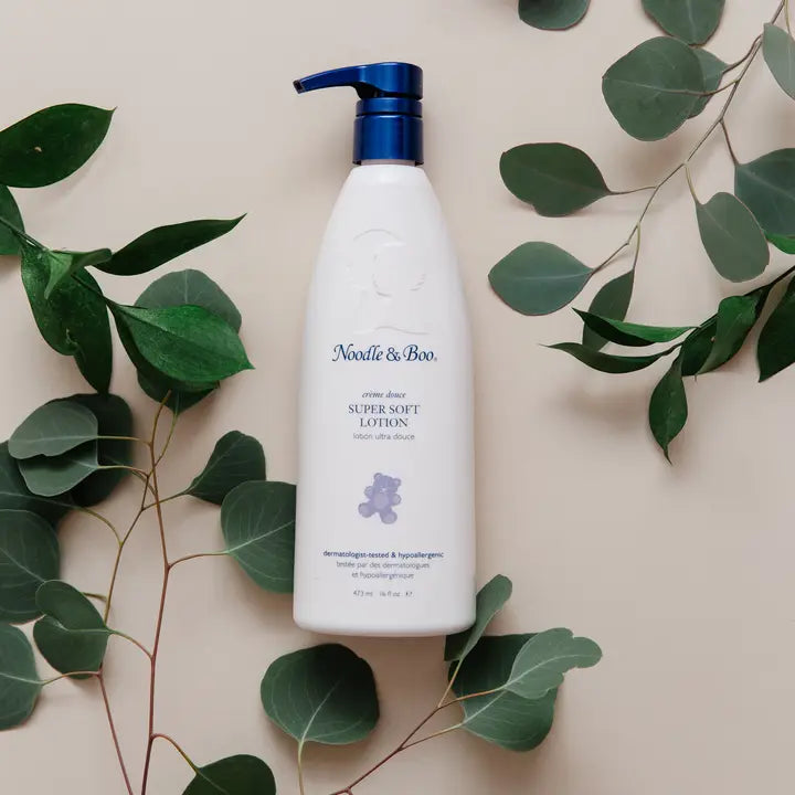 super soft baby lotion // noodle and boo