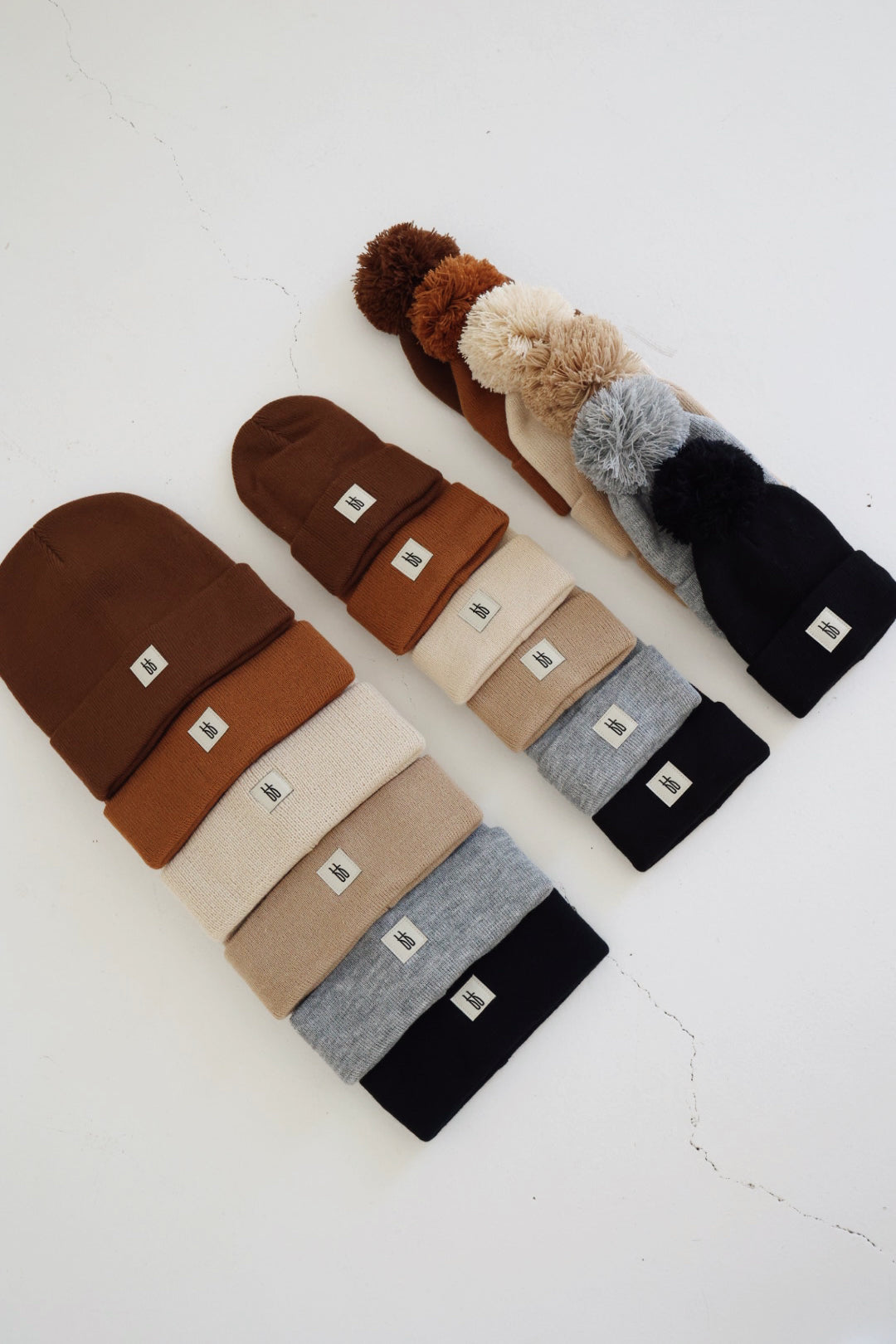 baby/children's knit beanie // rust