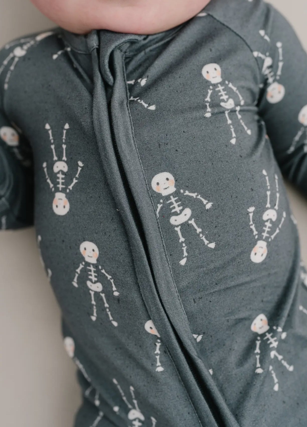 spooky skeletons bamboo pajamas // ZIPPY or LONG-SLEEVE TWO-PIECE