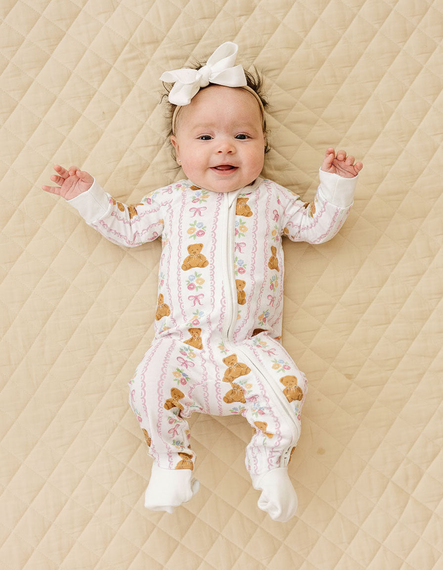 honey bear bamboo pajamas // ZIPPY