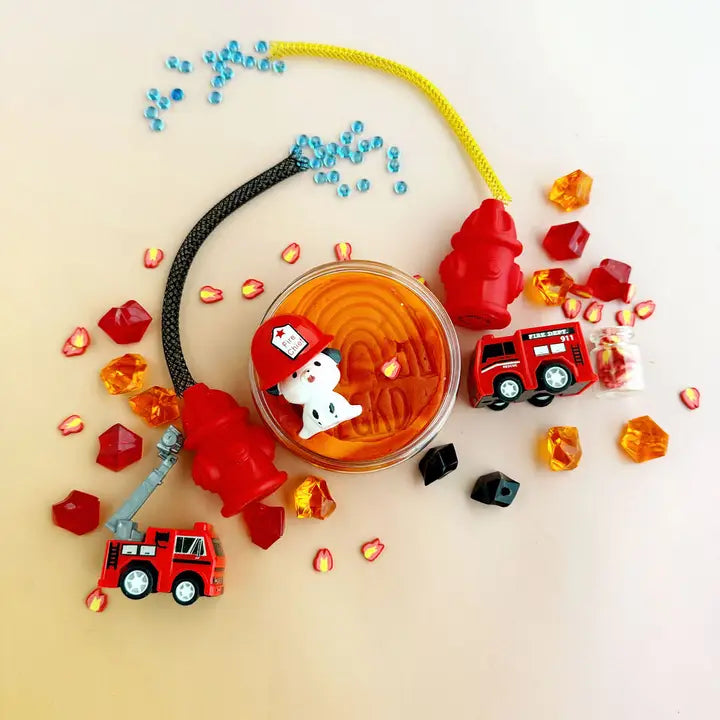 fire station (cherry mango) kid-dough play kit