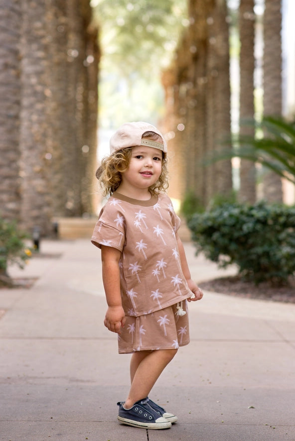 little palms shorts set