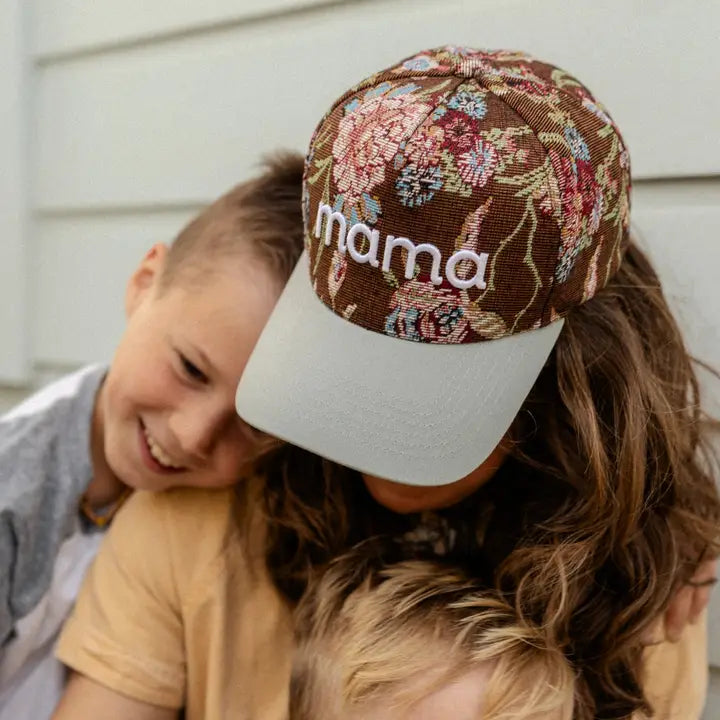 floral hat // mama