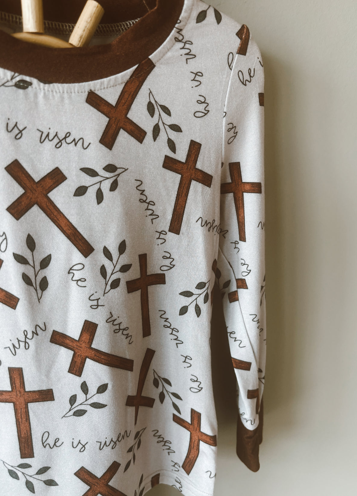 he is risen bamboo pajamas // ZIPPY or LONG-SLEEVE TWO-PIECE SET