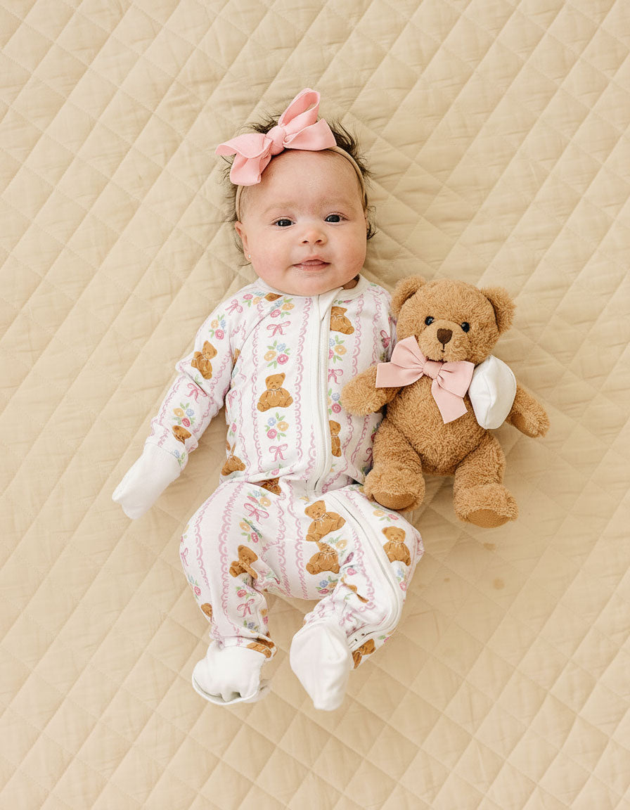 honey bear bamboo pajamas // ZIPPY