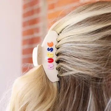 NURSE claw clip // rainbow // TWO SIZE OPTIONS!!!