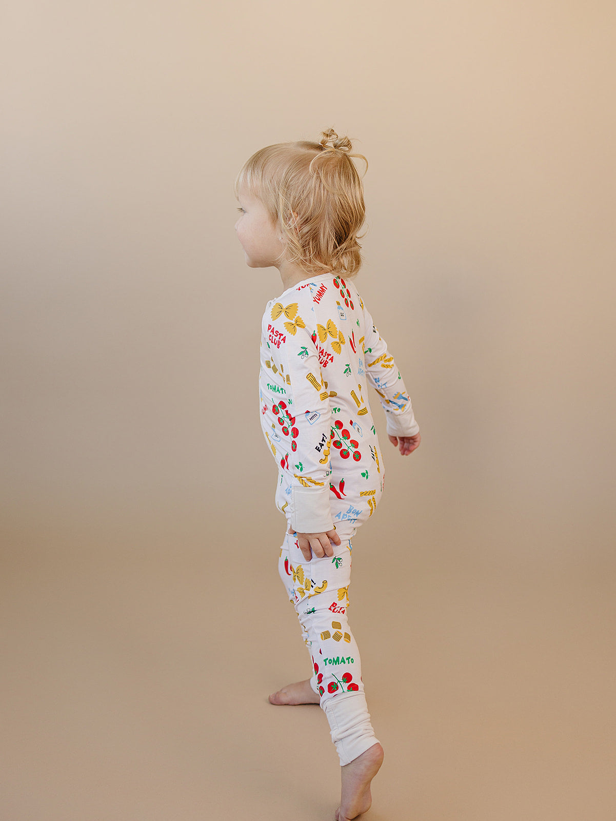 pasta club bamboo pajamas // ZIPPY