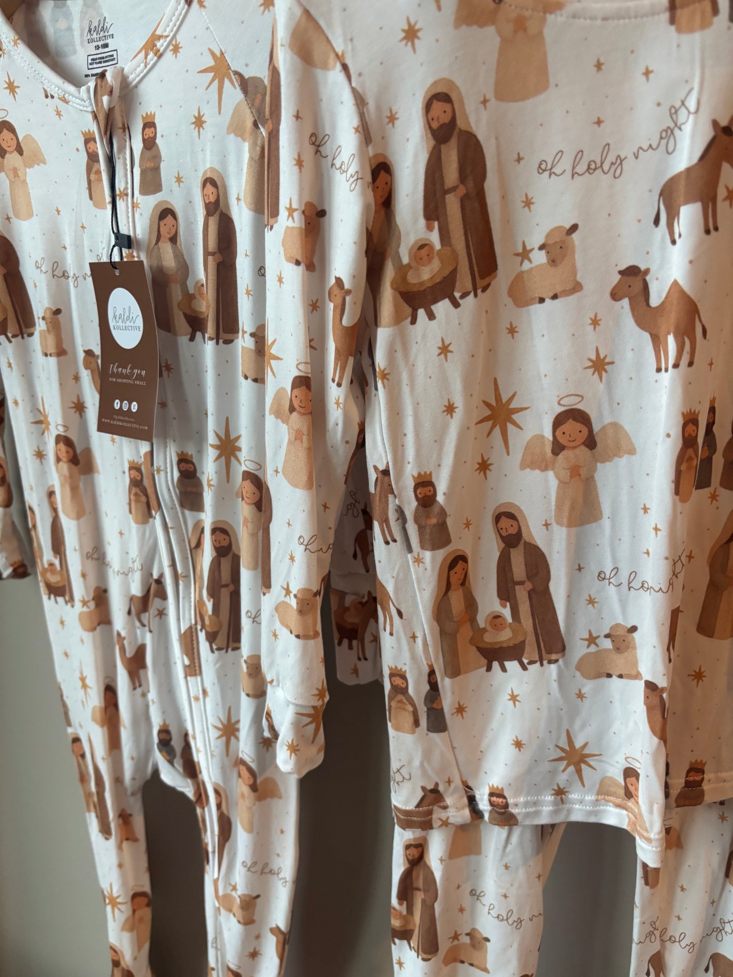 oh holy night kaldi bamboo pajamas // ZIPPY or LONG-SLEEVE TWO-PIECE SET