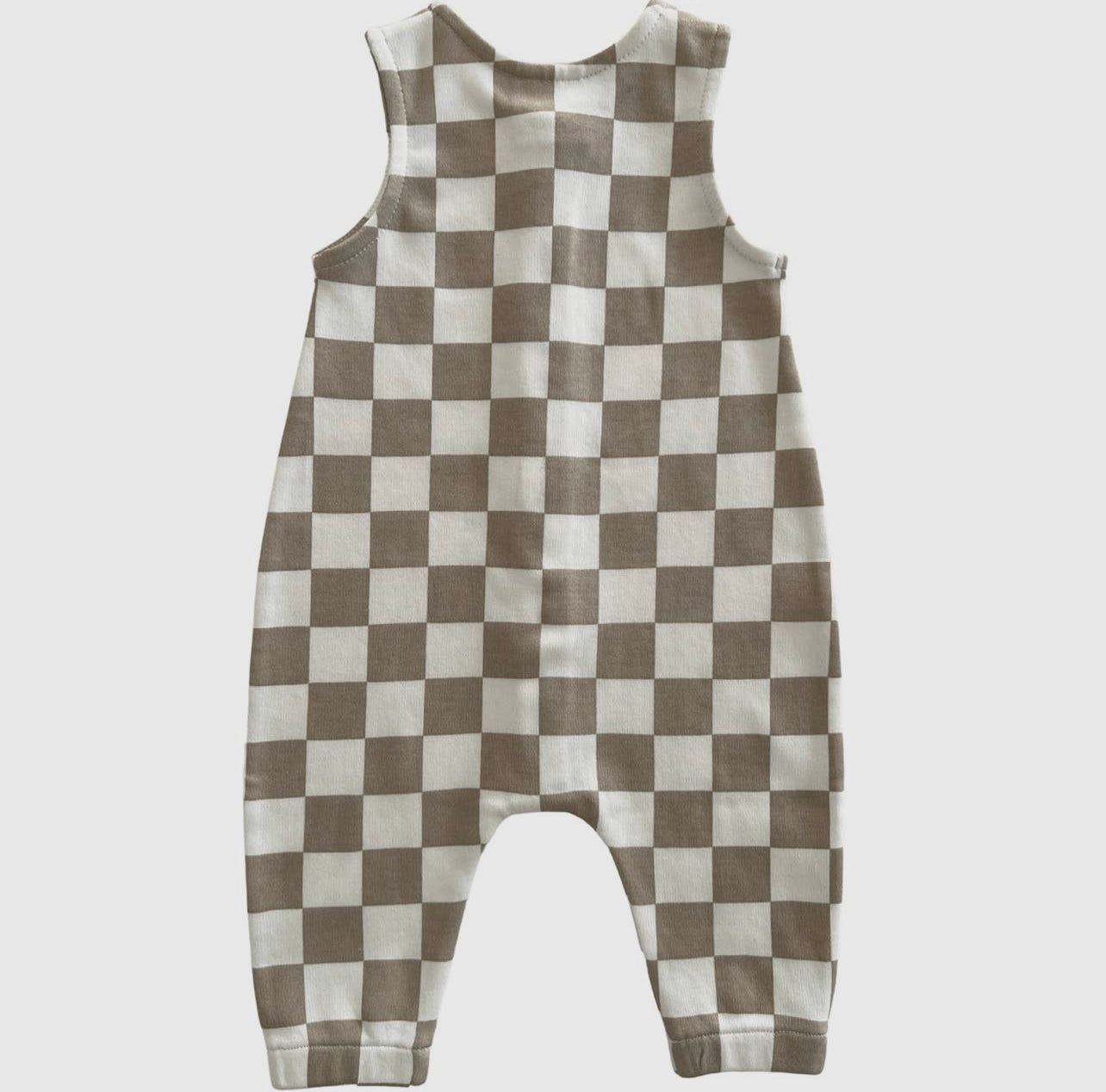 neutral checkerboard bodysuit