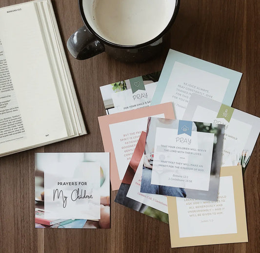 bible verse card set // prayers for my children