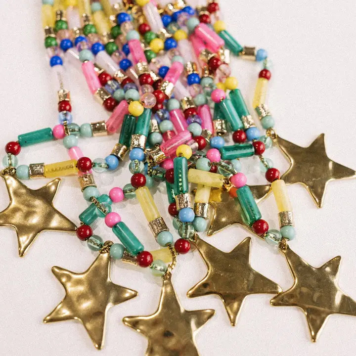 summer star beaded necklace // BELJOY
