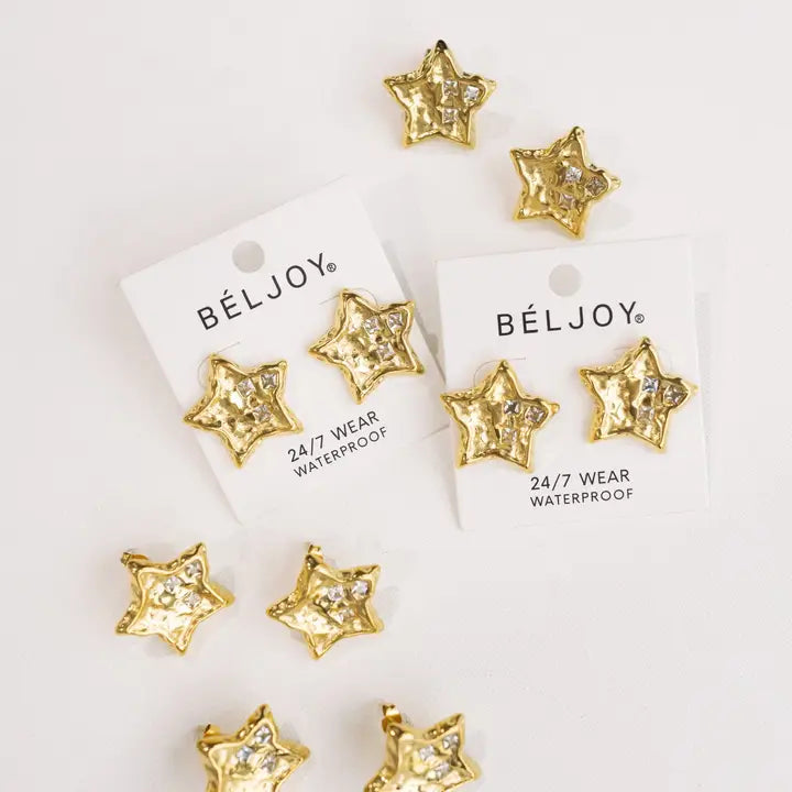 star studded earrings // BELJOY