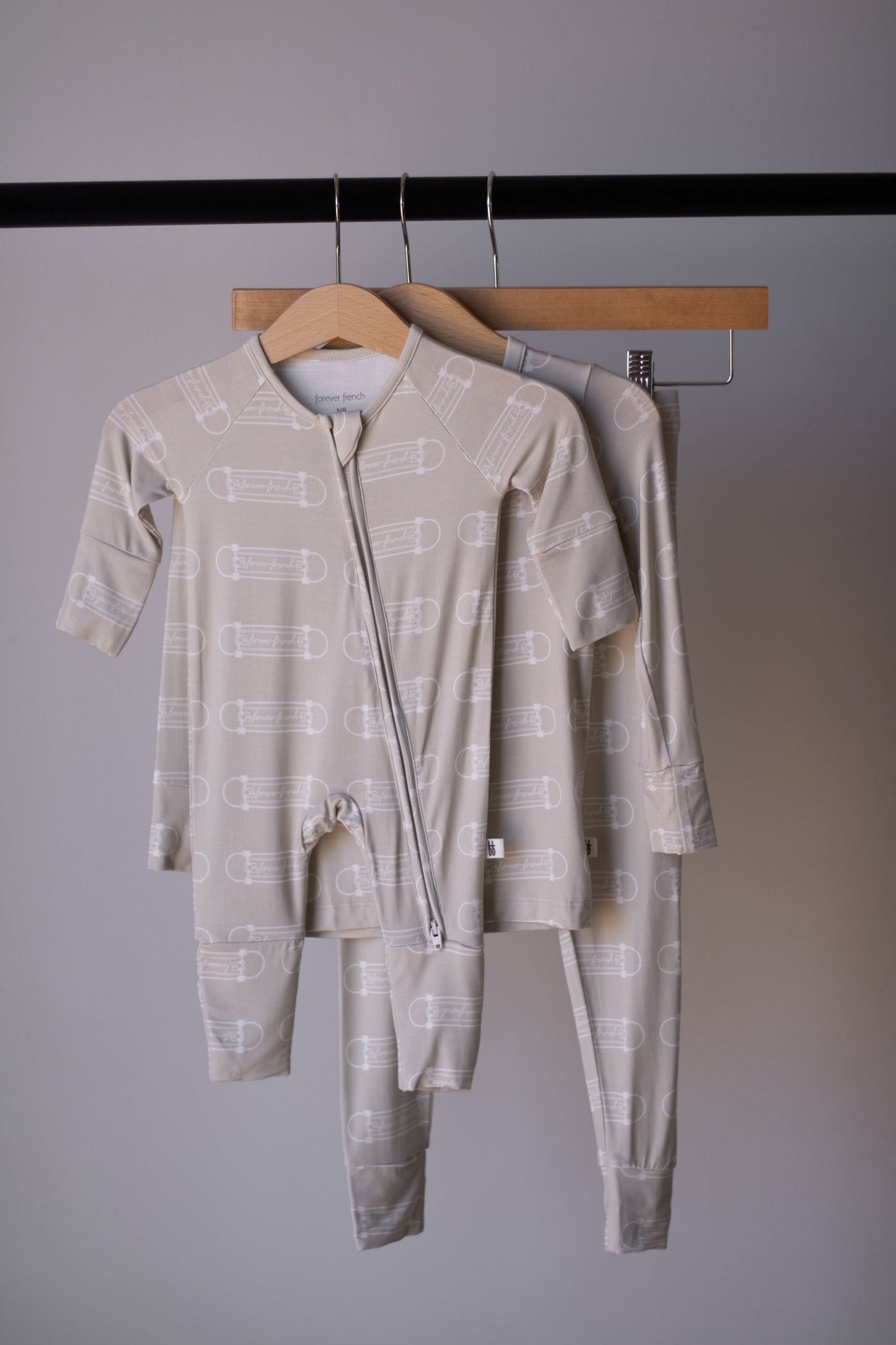 skateboard bamboo pajamas // ZIPPY