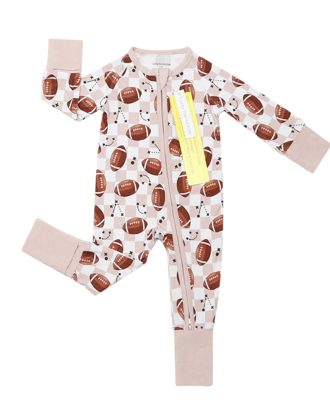 game day bamboo pajamas // ZIPPY