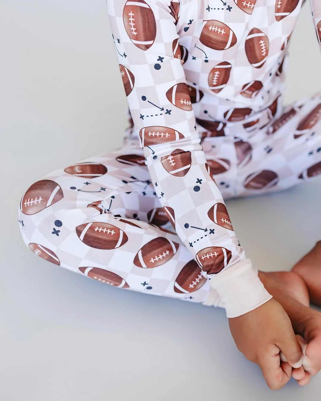 game day bamboo pajamas // LONG-SLEEVE TWO-PIECE SET (*available in extended sizing*)