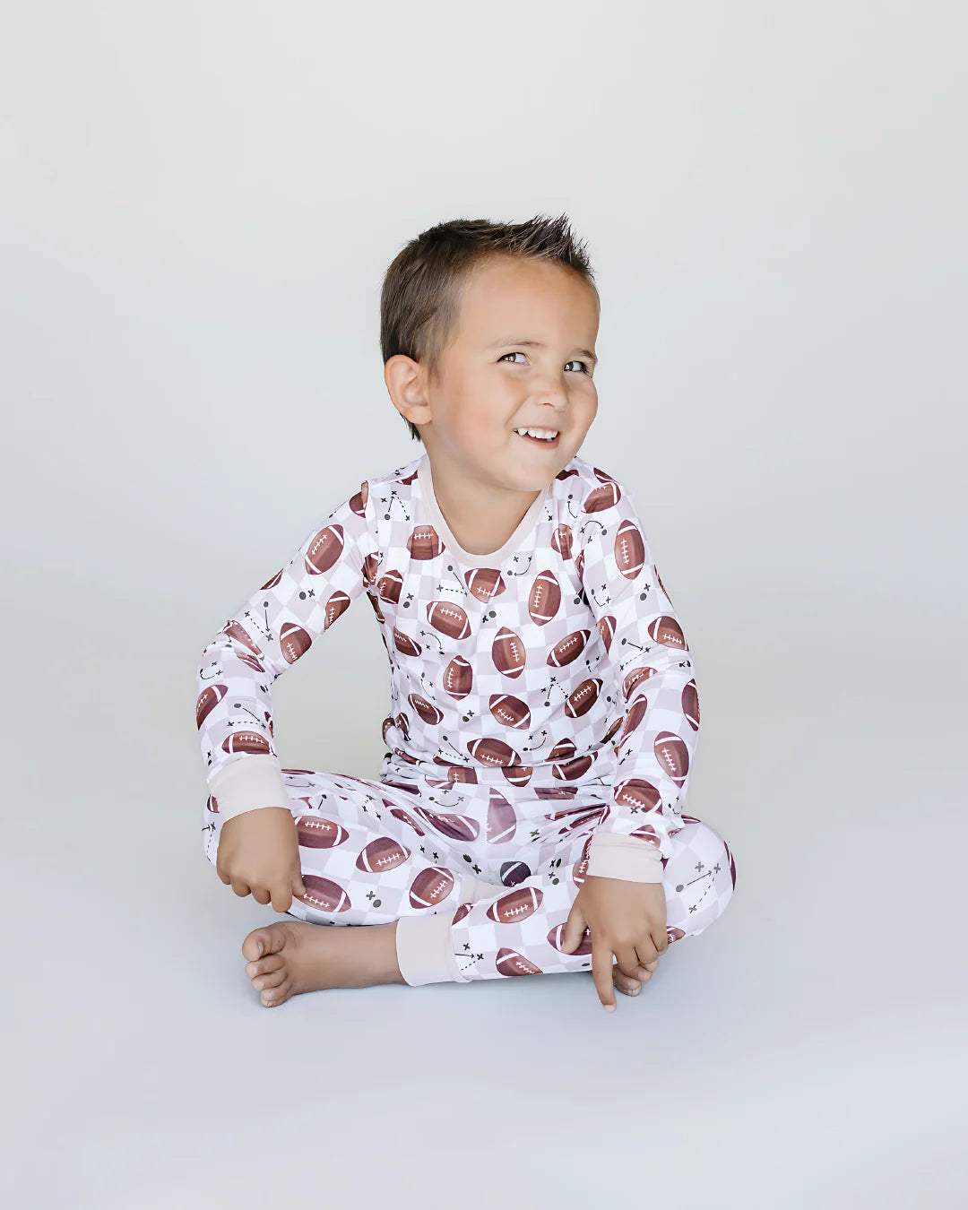 game day bamboo pajamas // LONG-SLEEVE TWO-PIECE SET (*available in extended sizing*)