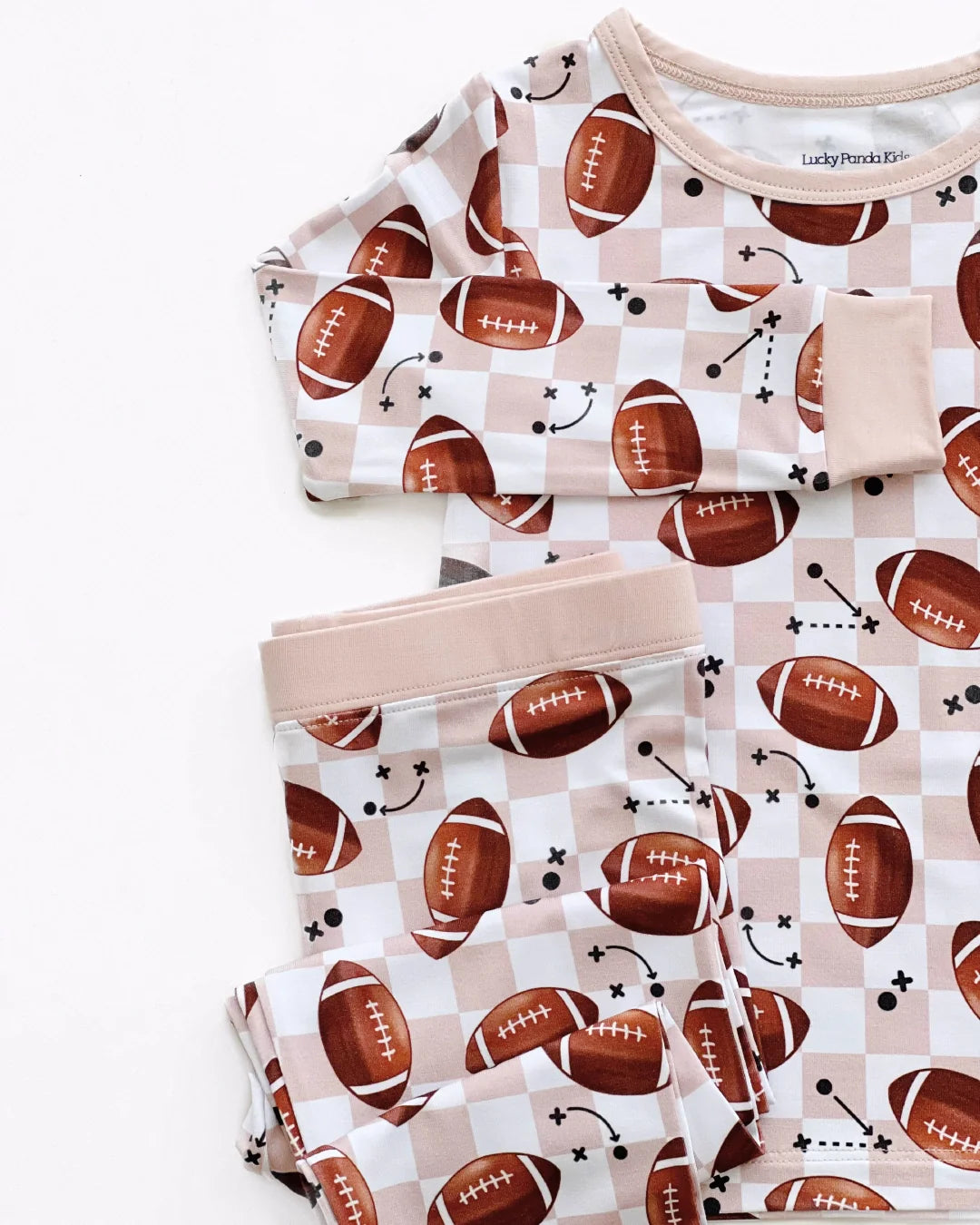 game day bamboo pajamas // LONG-SLEEVE TWO-PIECE SET (*available in extended sizing*)