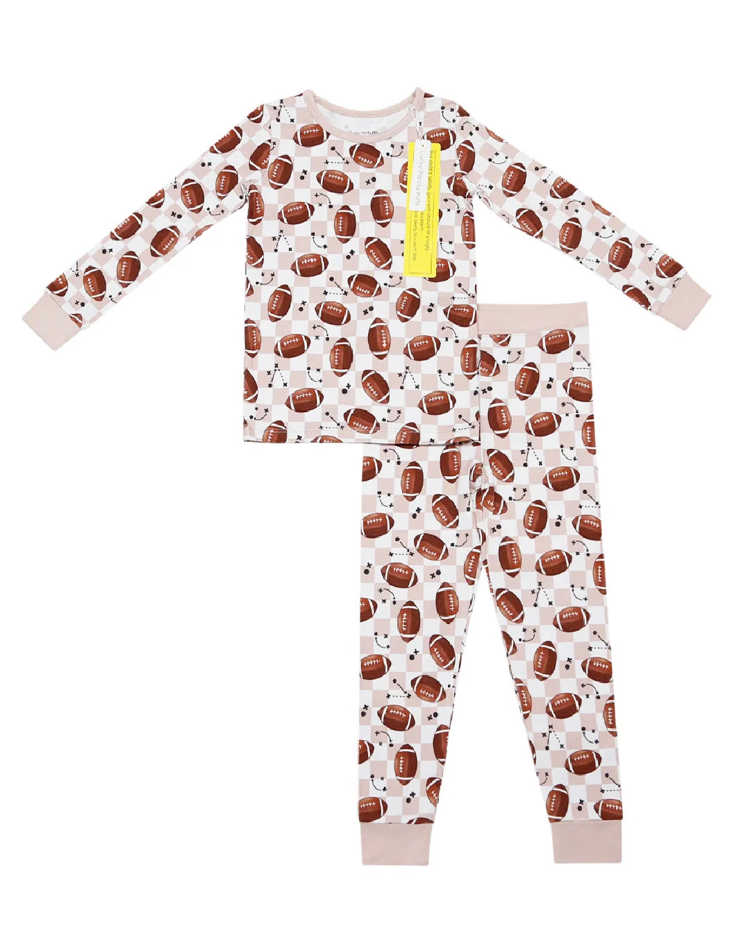 game day bamboo pajamas // LONG-SLEEVE TWO-PIECE SET (*available in extended sizing*)