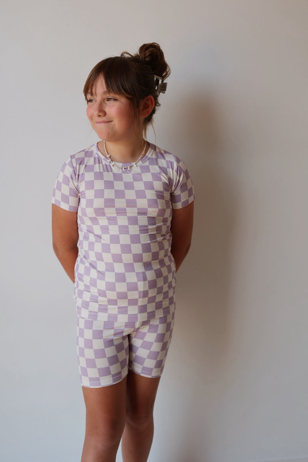 grape soda bamboo pajamas // SHORTS SET (mama + me)
