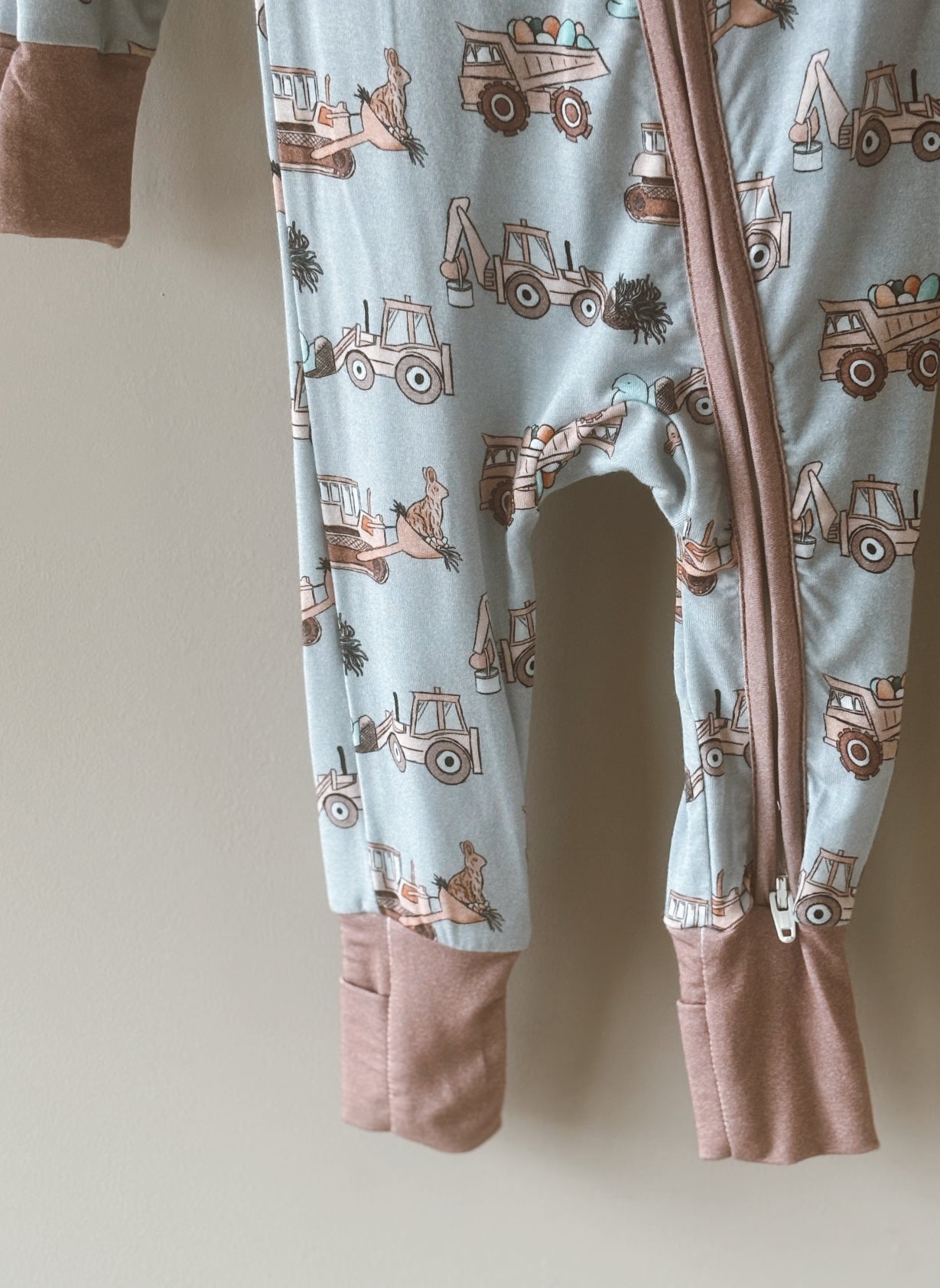 easter construction crew bamboo pajamas // ZIPPY