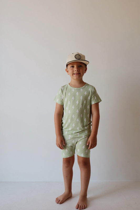 flash bamboo pajamas // SHORTS SET (mama + me)
