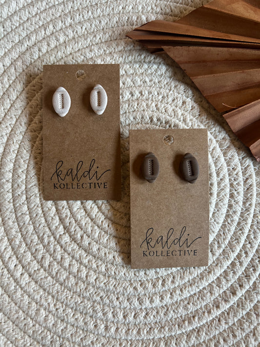 clay earrings  scandi sweater drop *clip on option* – KatieWhiteDesigns