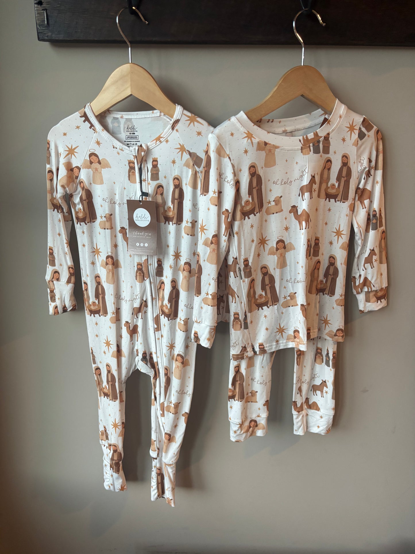 oh holy night kaldi bamboo pajamas // ZIPPY or LONG-SLEEVE TWO-PIECE SET