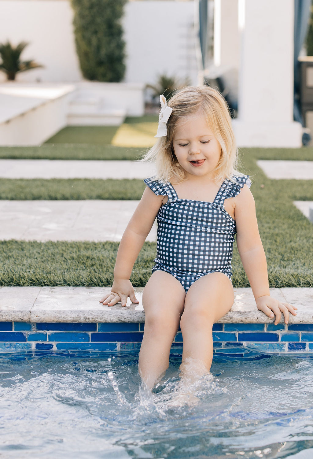 one-piece swimsuit *comes in mama + dad match*