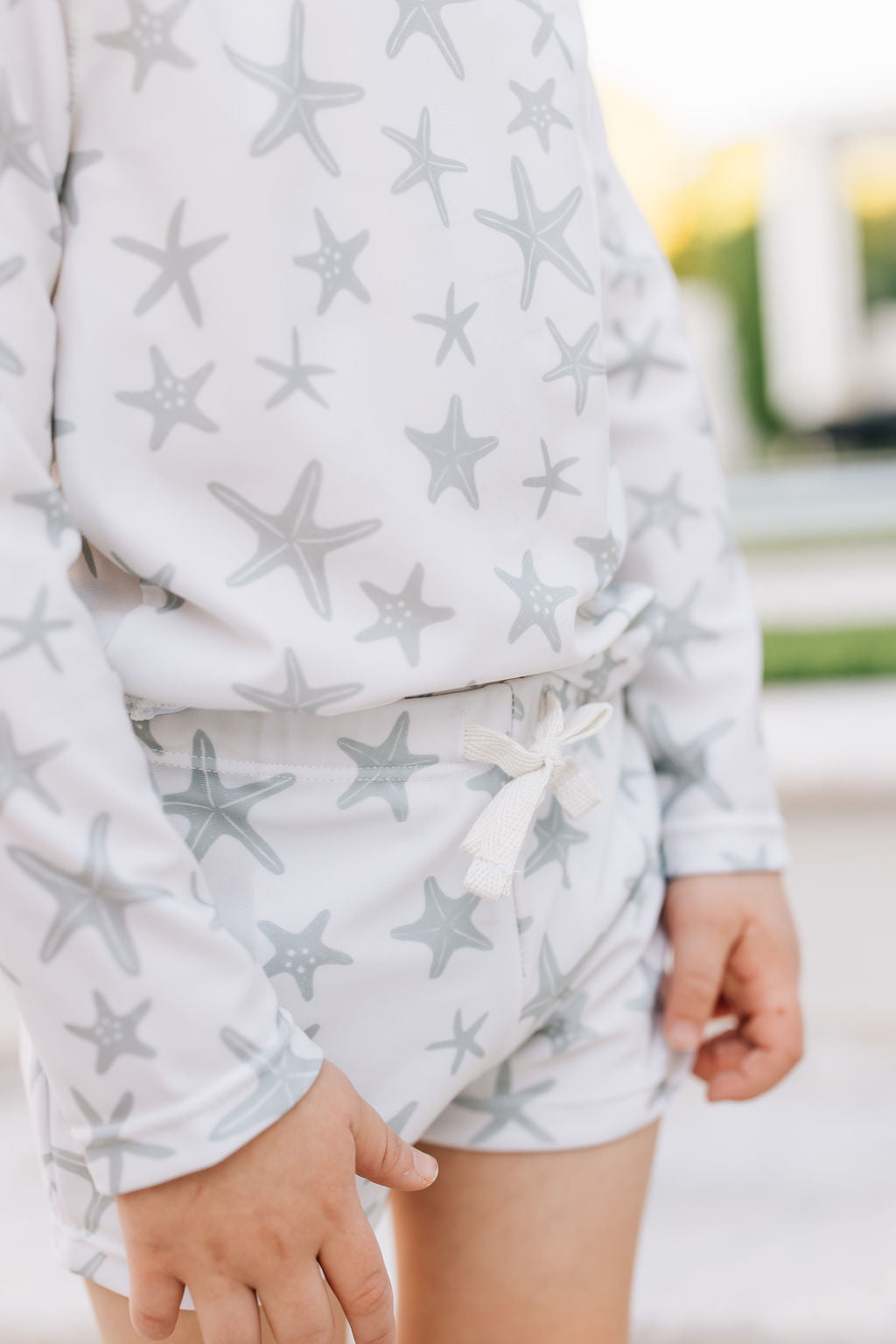 long-sleeve swim set // starfish