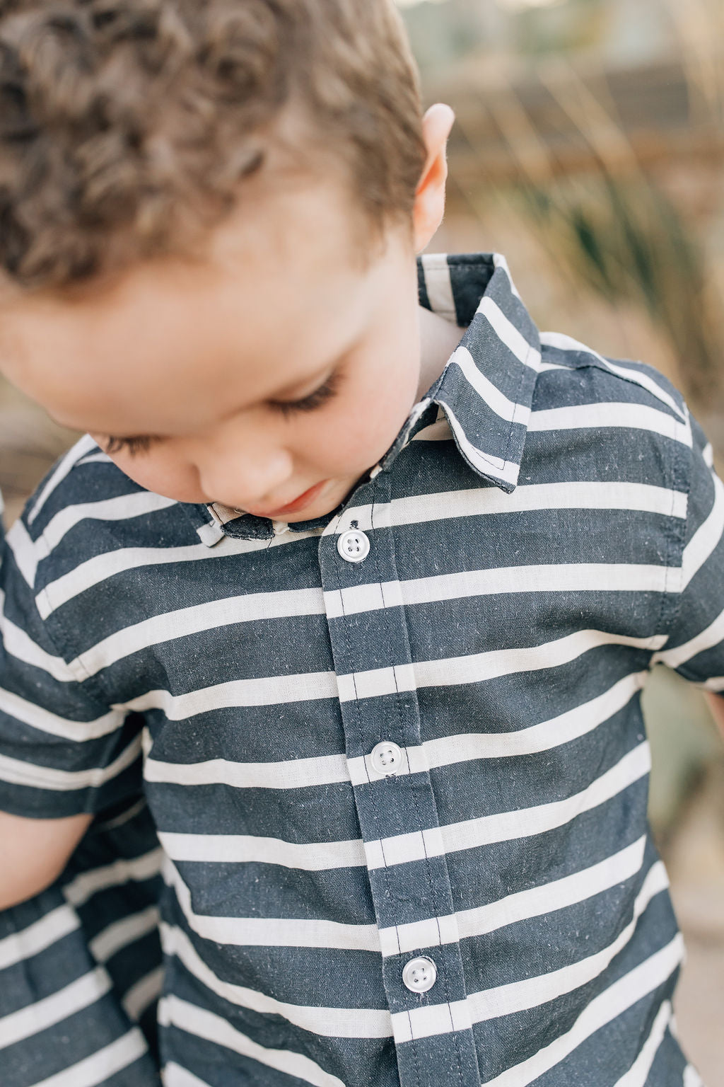 linen button-up shirt (sizing up to 11/12y)